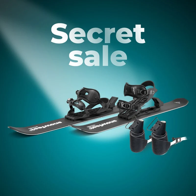 Snowfeet* WALKSKI Backcountry Touring Skis | 100 CM | SECRET SALE