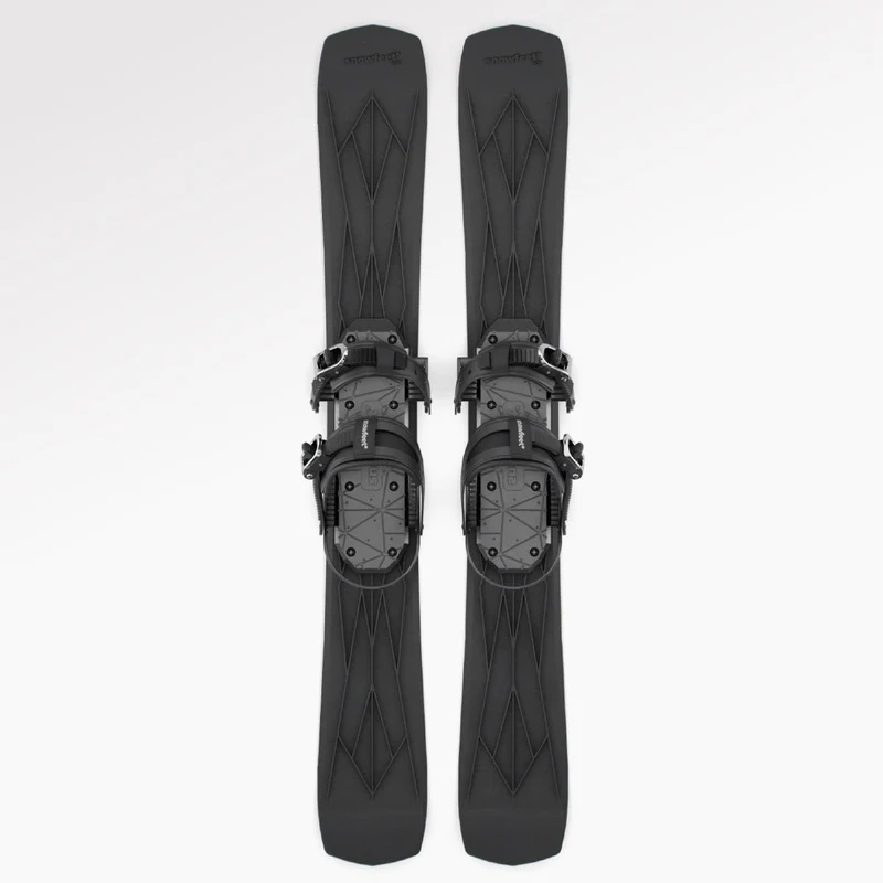 Snowfeet* 100 CM | Skiblades | Snowblades Skiboards Short Skis | Fiberglass Flex Core