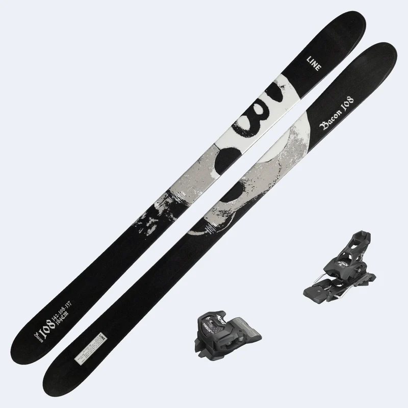 2027 Line Bacon 108 Skis with Tyrolia Attack 14 GW Bindings