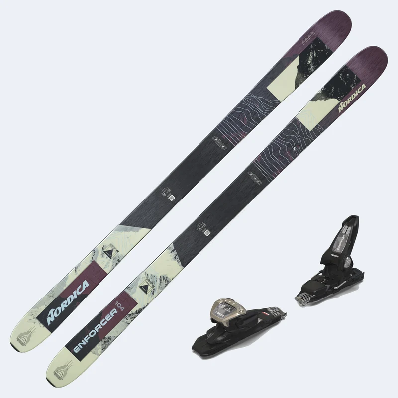 2027 Nordica Enforcer 104 Skis with Marker Griffon 13D Demo Bindings