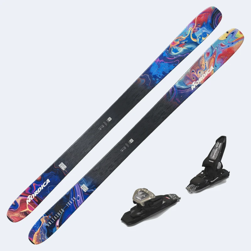 2027 Nordica Unleashed 106 CA Skis with Marker Griffon 13D Demo Bindings