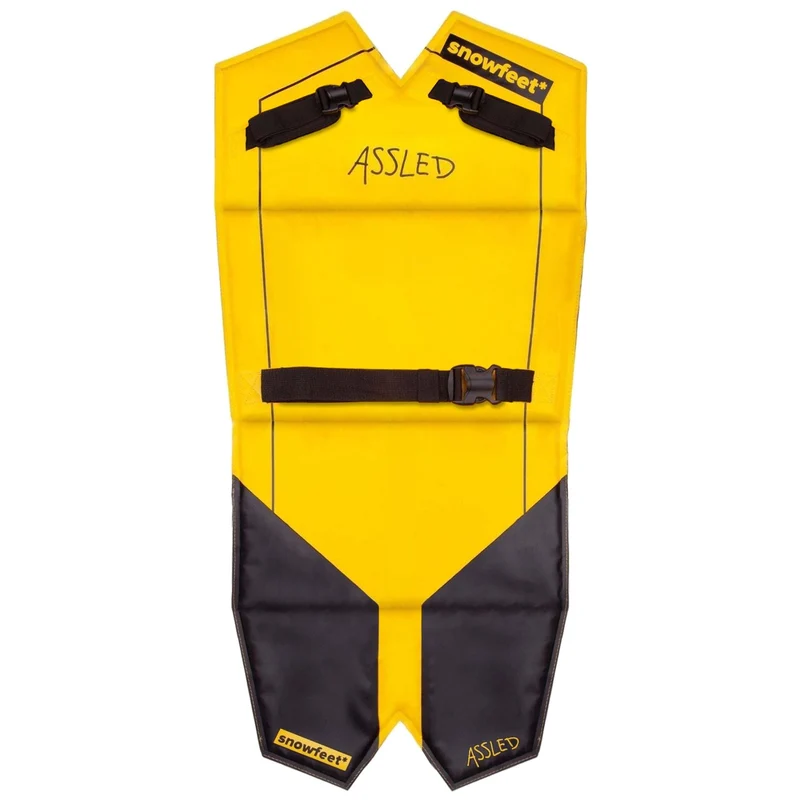 Assled - Wearable Foldable Snow Sled for Adults and Kids / Toboggan Foam Sledge - by Snowfeet*