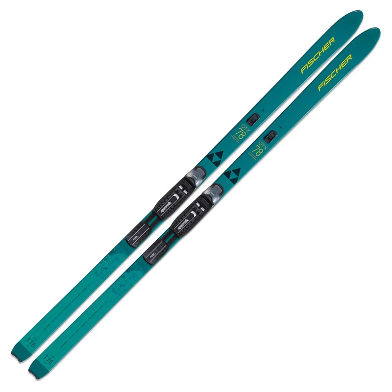 2023 Fischer Traverse 78 Crown EZ Skin Skis w/ BCX Magnum Bindings