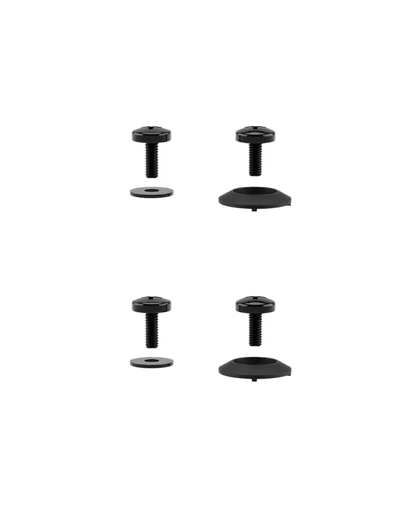 Union Toe and Ankle Strap Adjuster Screws + Washers Black