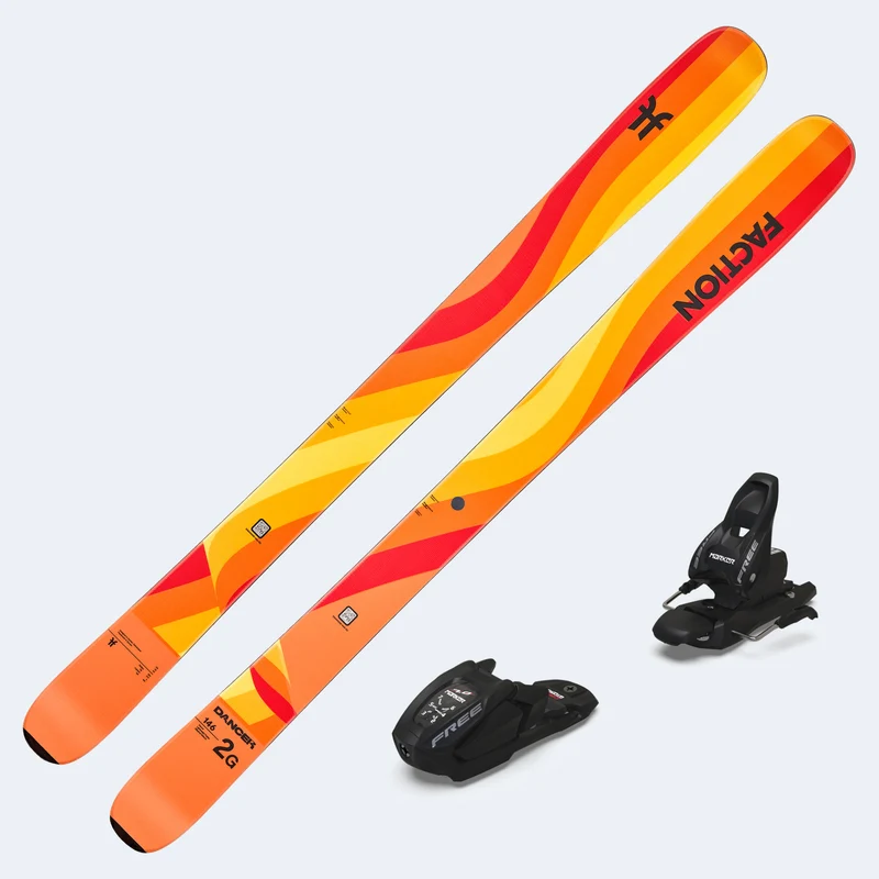 2026 Faction Dancer Grom Skis with Marker Free 7 GW Bindings