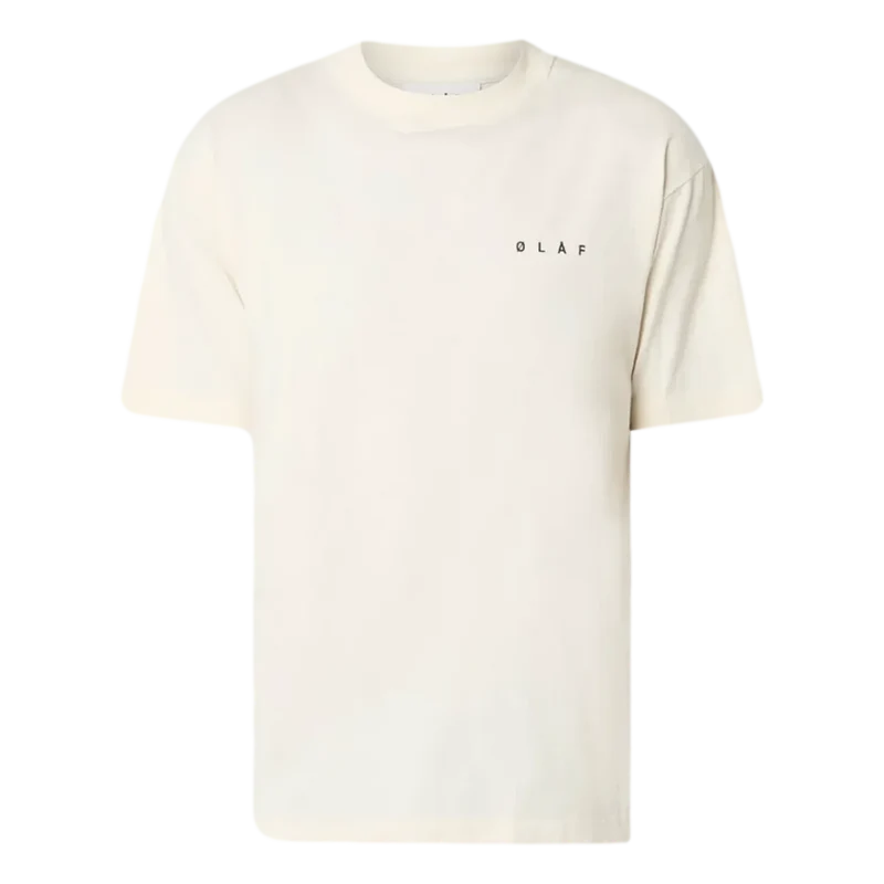 Olaf Crafted Face T-Shirt Off White - Match Laren