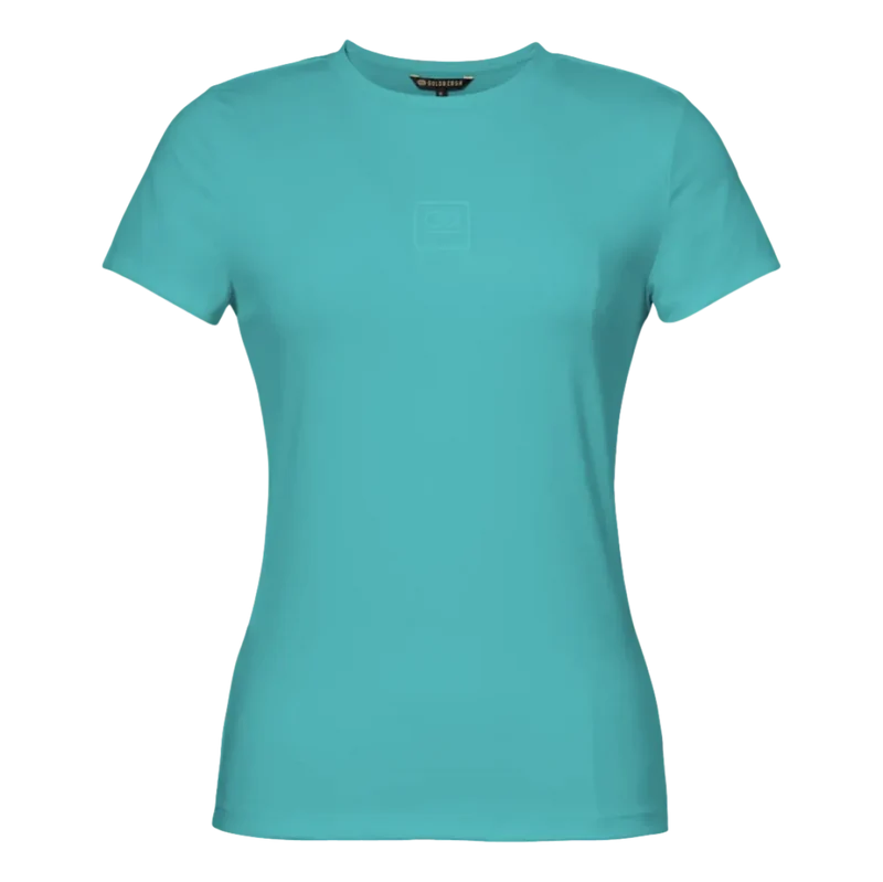 Goldbergh Amira Short Sleeve Top Turquoise - Match Laren