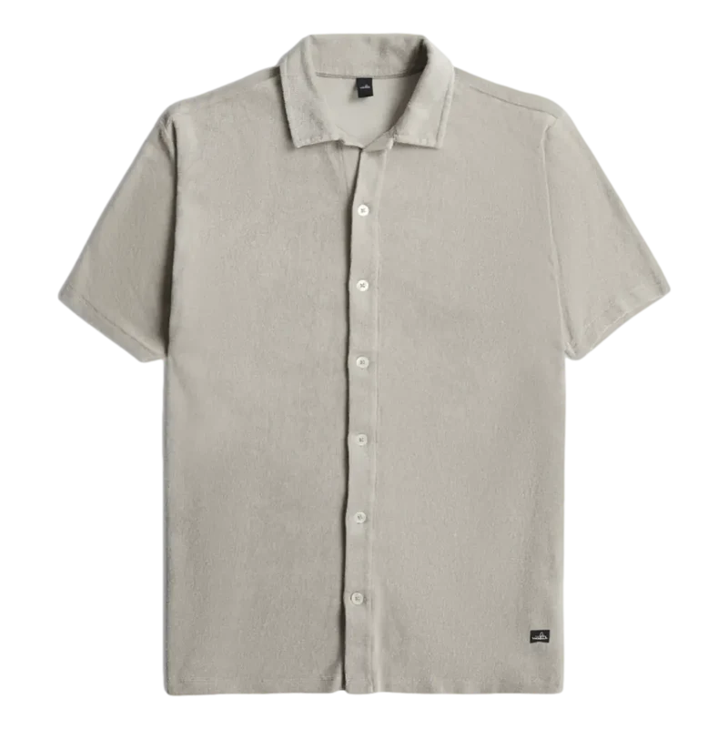 Wahts Ryans Terry Toweling Shirt Grijs - Match Laren