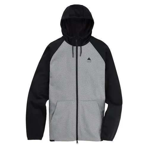 Burton Crown Hoodie Gray Heather/True Black