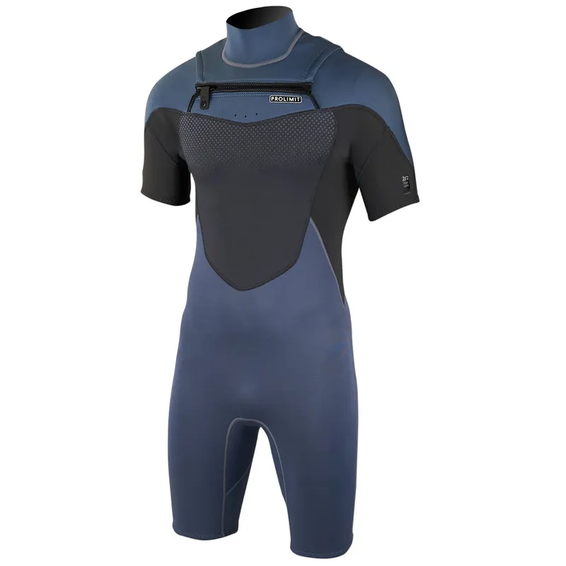 Prolimit Fusion shorty Frontzip Misty/Blue