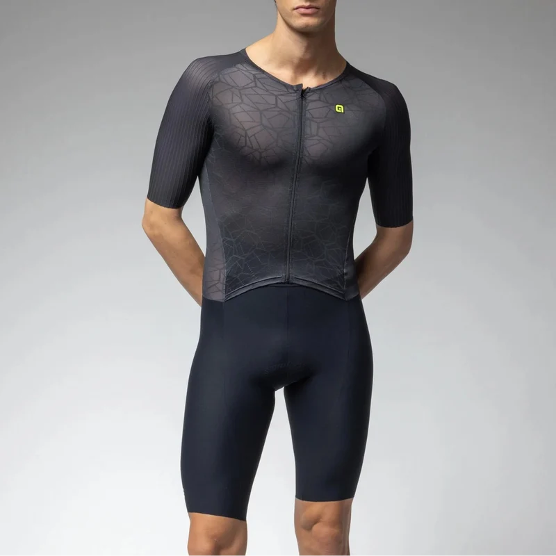 ALE FOCUS TRIATHLON SS TRI UNITARD BLACK