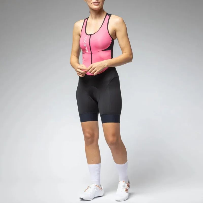 ALE COLOR BLOCK PRAGMA SL LADY UNITARD FLAMINGO PINK