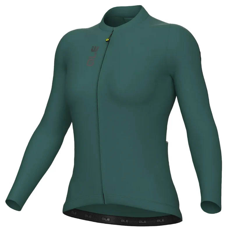 ALE COLOR BLOCK PRAGMA LS LADY JERSEY MOSS GREEN