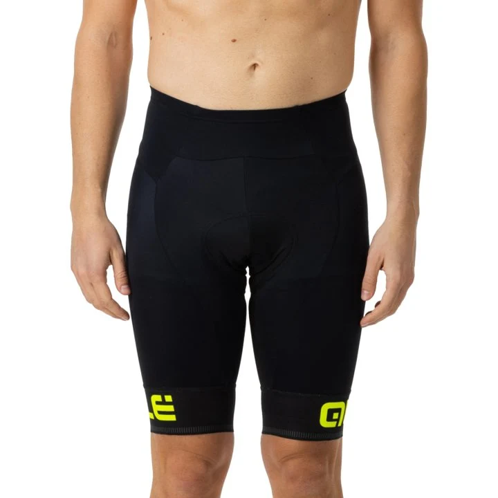 ALE PRAGMA CORSA BIBSHORTS BLACK-FLUO YELLOW