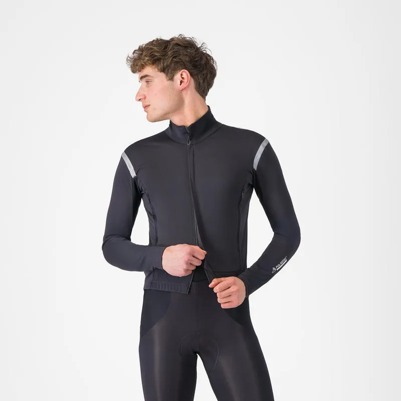 CASTELLI MEN'S PERFETTO RoS 3 JACKET LIGHT BLACK/SILVER REFLEX