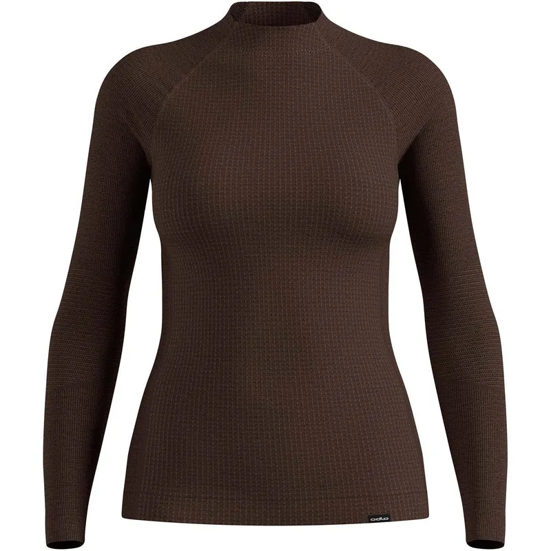 performance wool base layer seamless shirt