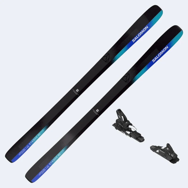 2025 Salomon Stance 90 Demo Skis W/ Strive 13 Demo Bindings