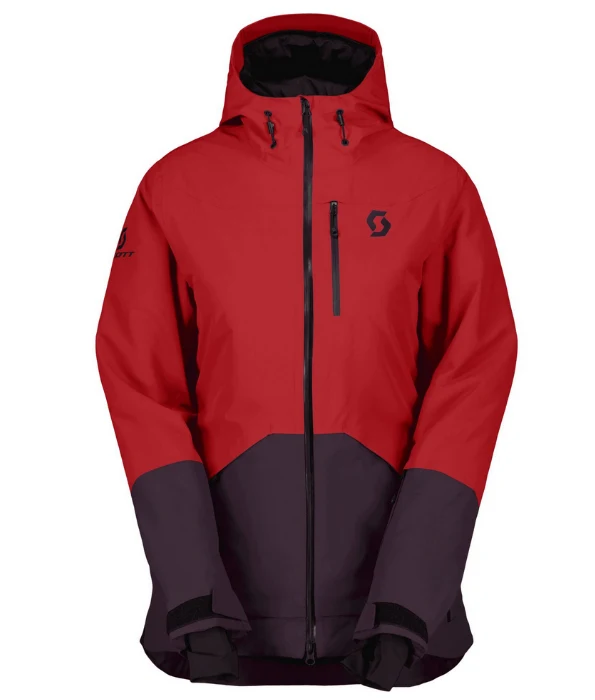 Scott Ultimate Dryo Ripstop W Ski Jas Dames Rood/Paars