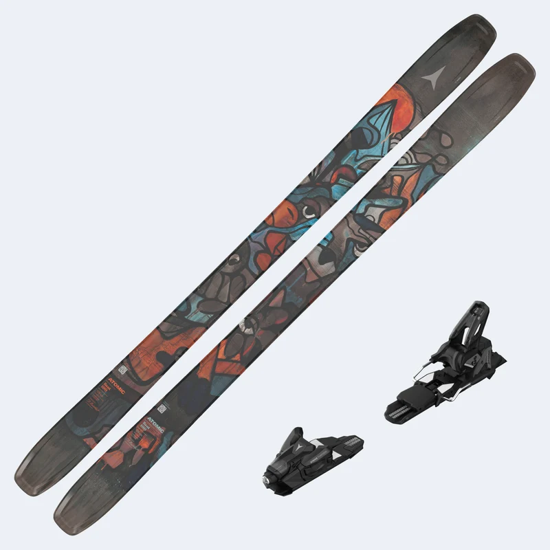 2026 Atomic Bent 100 Demo Skis W/ Strive 13 Demo Bindings