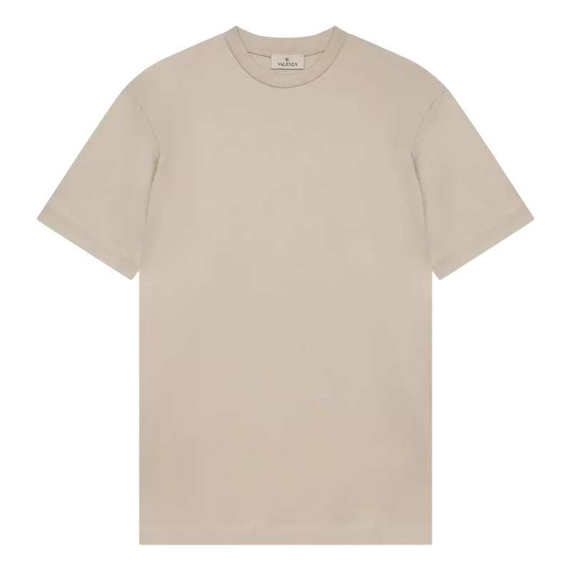 Valenza T-Shirt Zandkleur - Match Laren