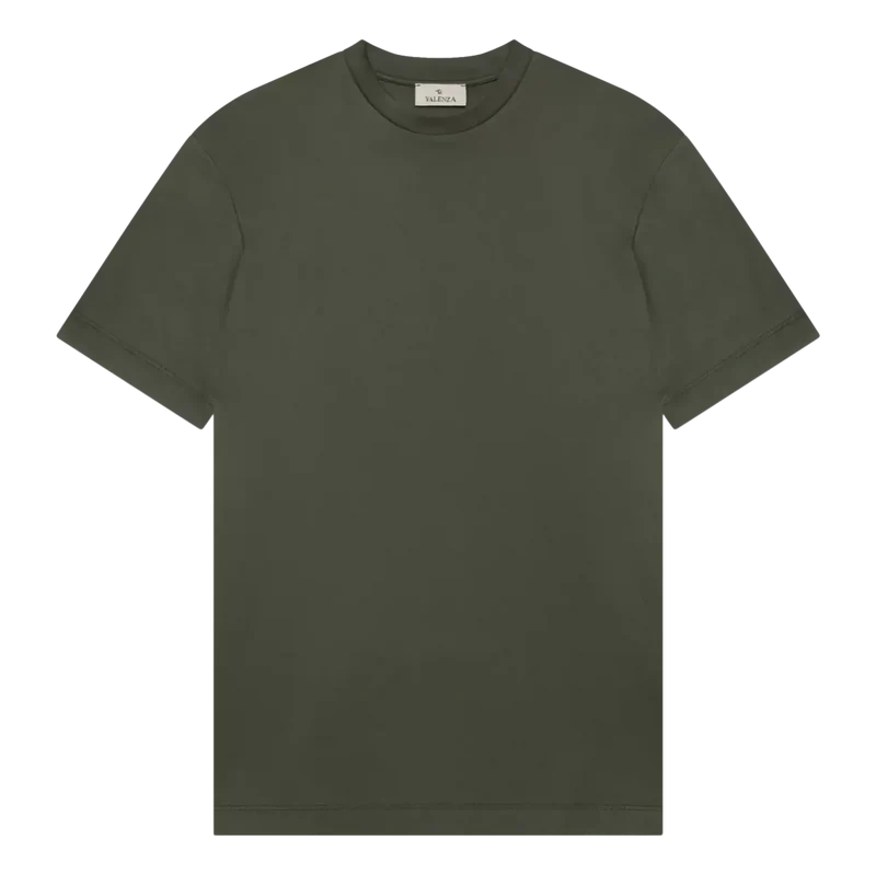 Valenza T-Shirt Donkergroen - Match Laren