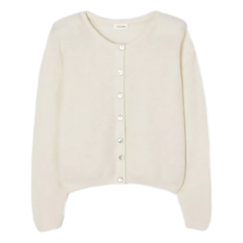 American Vintage Vest Vito Off White - Sisera Laren