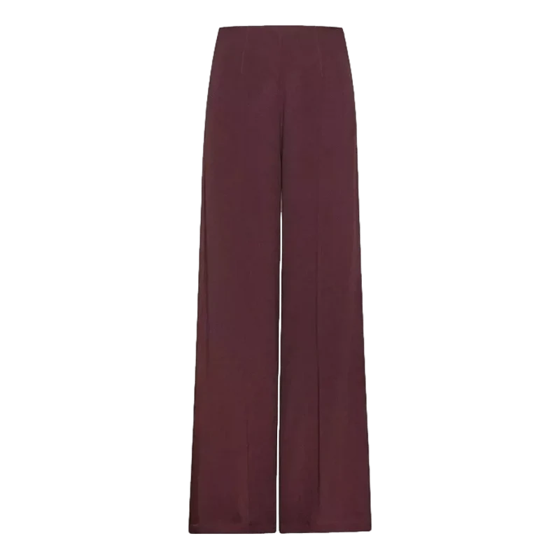 Forte Forte Pantalon Aubergine - Sisera Laren