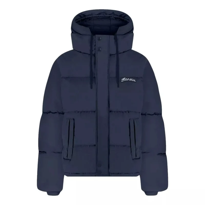 Flaneur Signature Puffer Jacket Donkerblauw - Match Laren