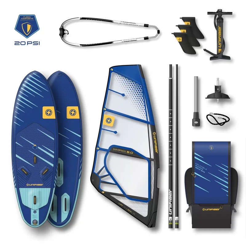Unifiber RPM iWindsurf 280 FCD + Unifiber Maverick 2 Complete Set
