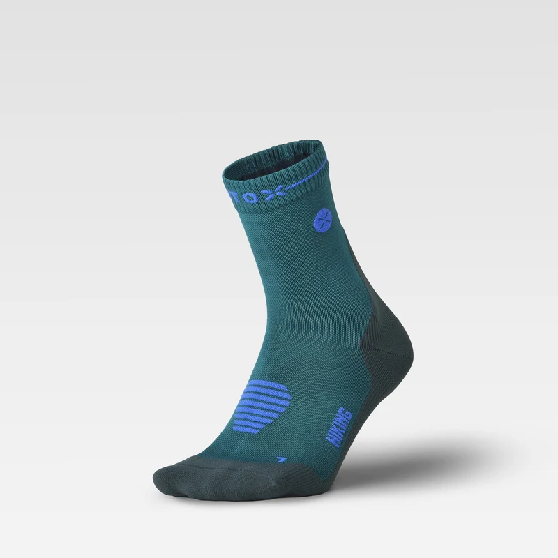 Dryarn® Hiking Ankle Socks Women | Green / Blue