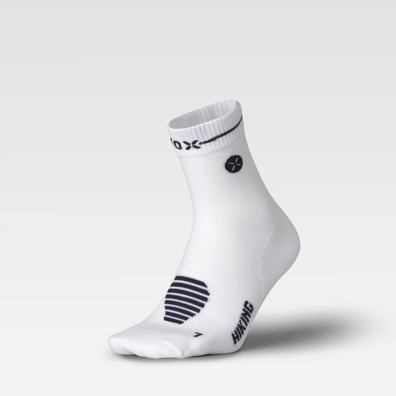 Merino Hiking Ankle Socks Men | White / Navy