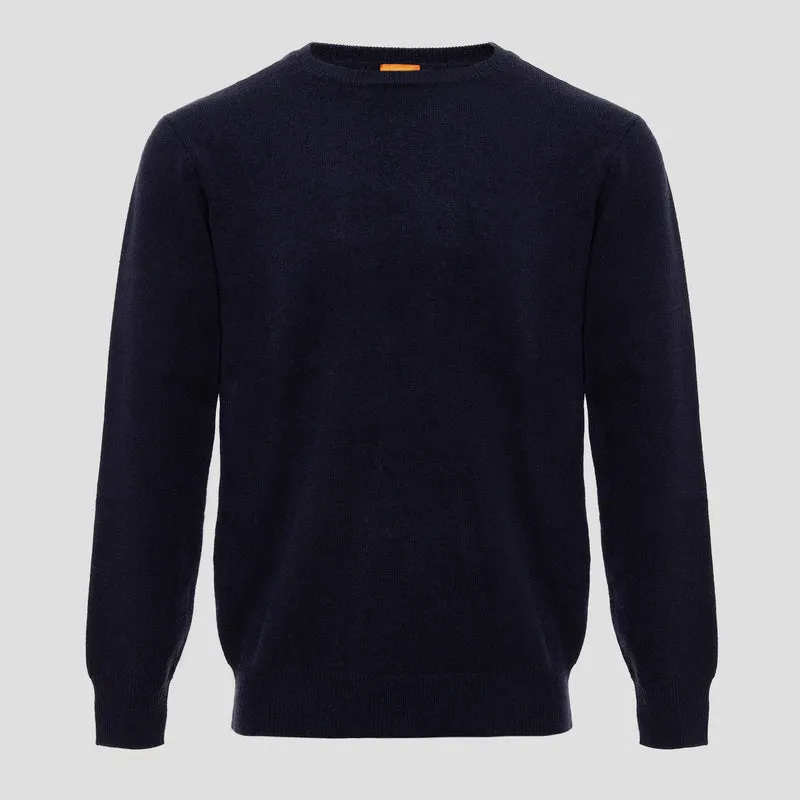 Knitted Sweater Men Navy