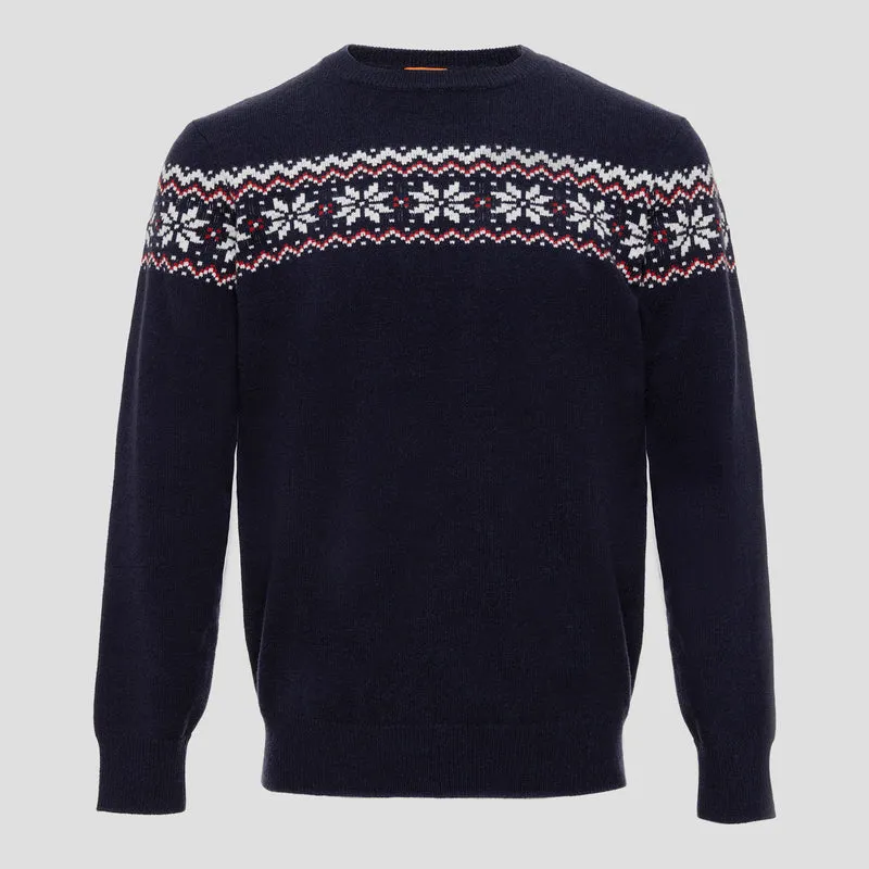 Knitted Sweater Men Nordic