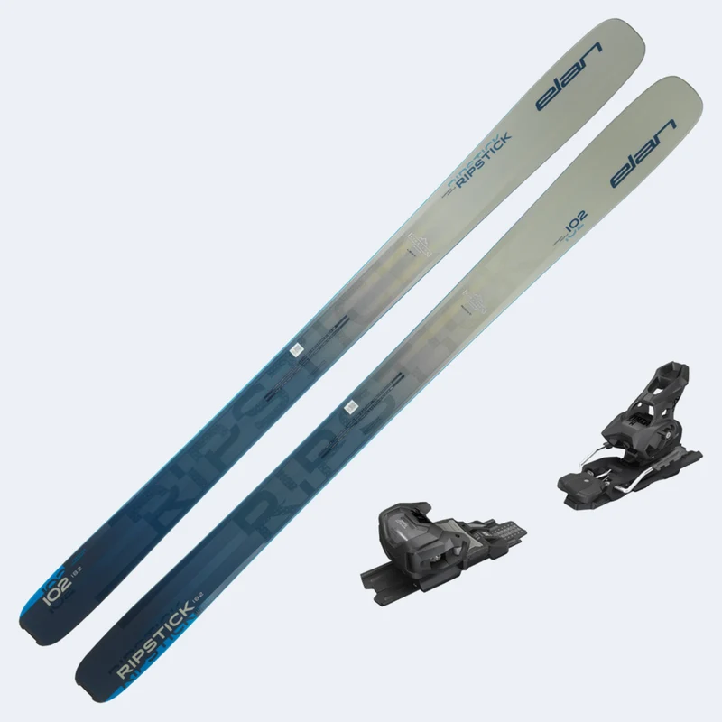 2026 Elan Ripstick 102 Demo Skis W/ Attack 14 Demo Bindings
