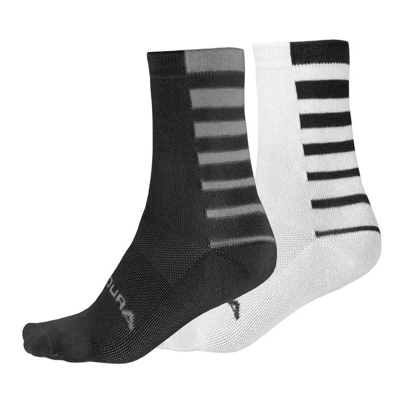 Coolmax Stripe Socks (Twin Pack)