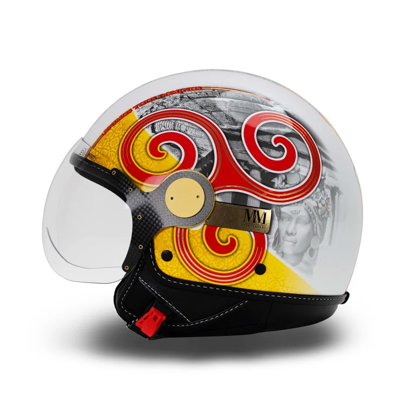Helm Sicilia Trinacria 2.0 Gelb-Rot LIMITED EDITION MM Independent