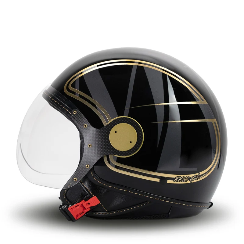 Helm „Elegant“ in Schwarz-Gold von MM Independent
