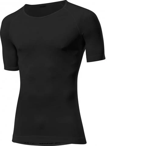 Loffler Naadloos Thermoshirt Warm Korte Mouwen Heren - Zwart