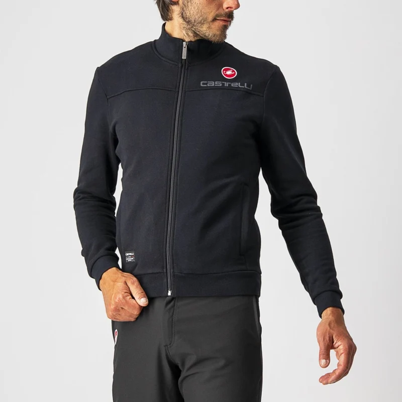 CASTELLI MILANO TRACK JACKET BLACK