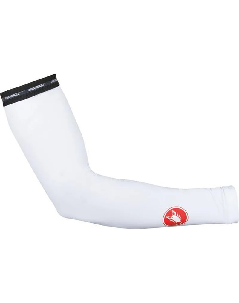 CASTELLI UPF 50 + LIGHT ARM SLEEVES WHITE