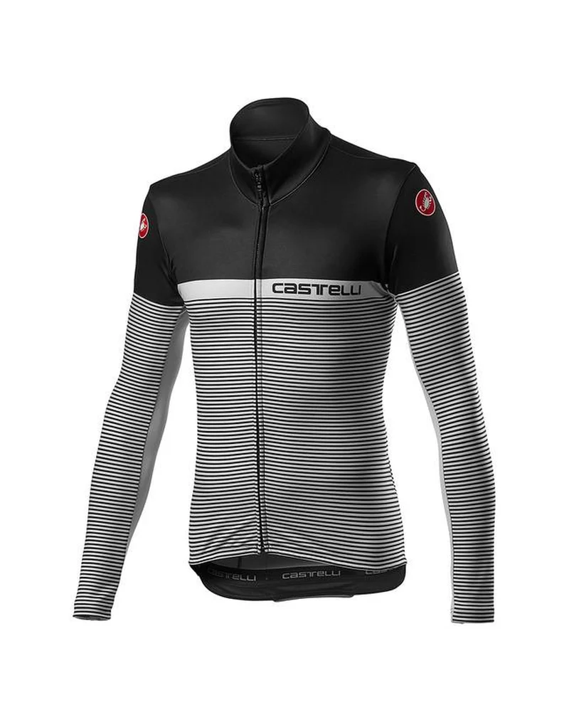 CASTELLI MARINAIO JERSEY FZ BLACK SILVER GRAY