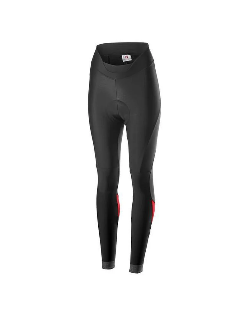 CASTELLI VELOCISSIMA WOMEN TIGHTS BLACK FIERY RED 女裝 單車褲