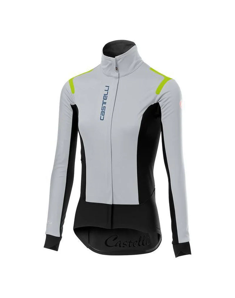 CASTELLI ALPHA ROS WOMEN JACKET SILVER GRAY BLACK