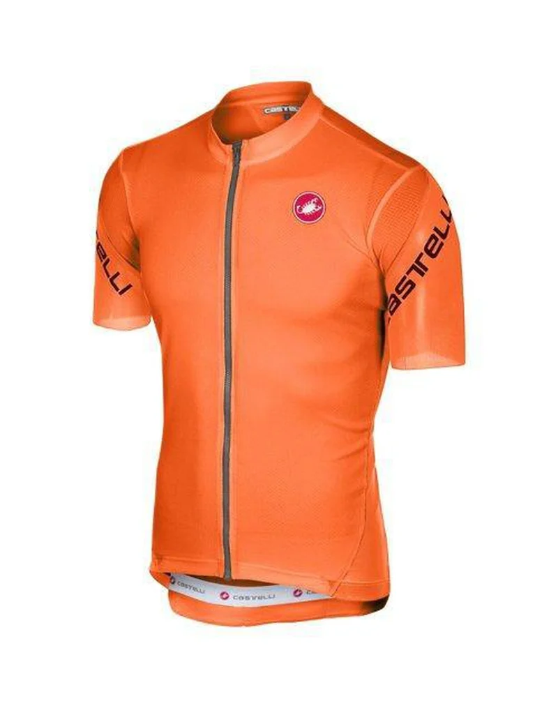 CASTELLI ENTRATA 3 JERSEY FZ orange 單車衫