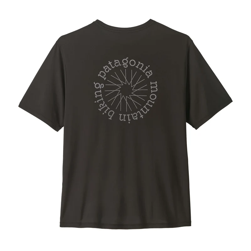 Capilene Cool Daily Men's T-Shirt - Spoke Stencil Print