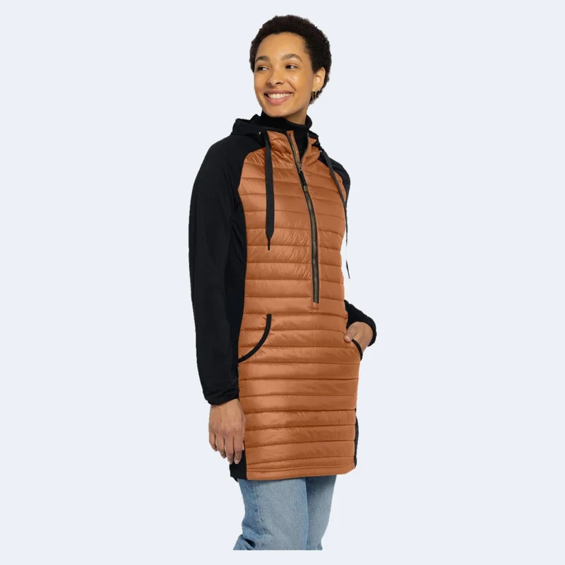 Ohsho Lila Kangaroo Pocket Insulated Women's Tunic