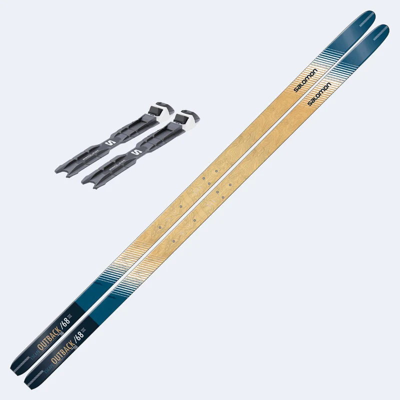 2023 Salomon Escape 68 Outback XC Skis W/ Prolink Auto Bindings