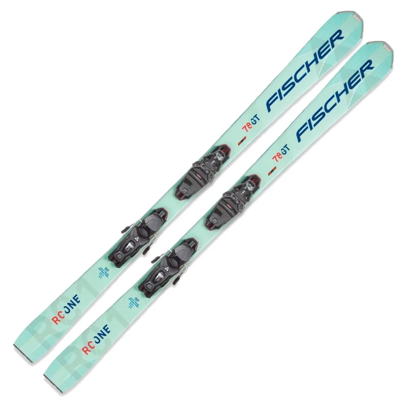 2023 Fischer RC One 78 GT Women's Skis w/ RSW 10 GW Powerrail Bindings