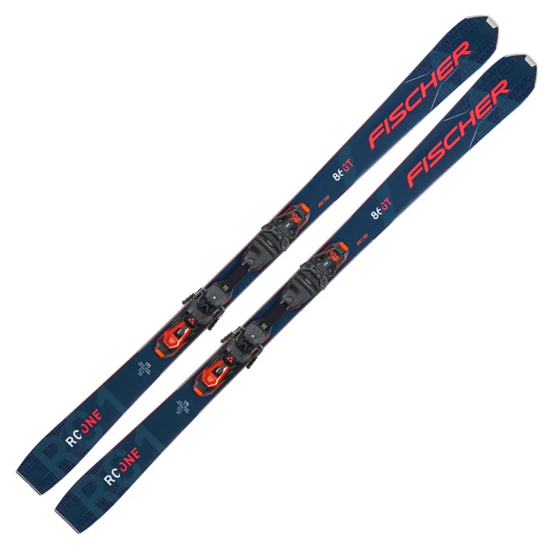 2023 Fischer RC ONE 86 GT Skis w/ RSW 12 GW Powerrail Bindings