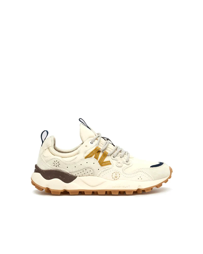 Flower Mountain Yamano 3 UNI Suede Nylon Ecru / Light Brown